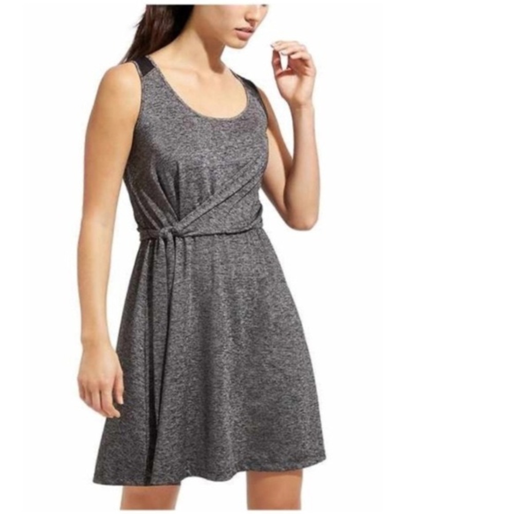 Athleta Grey wrap dress in Medium Petite (MP)